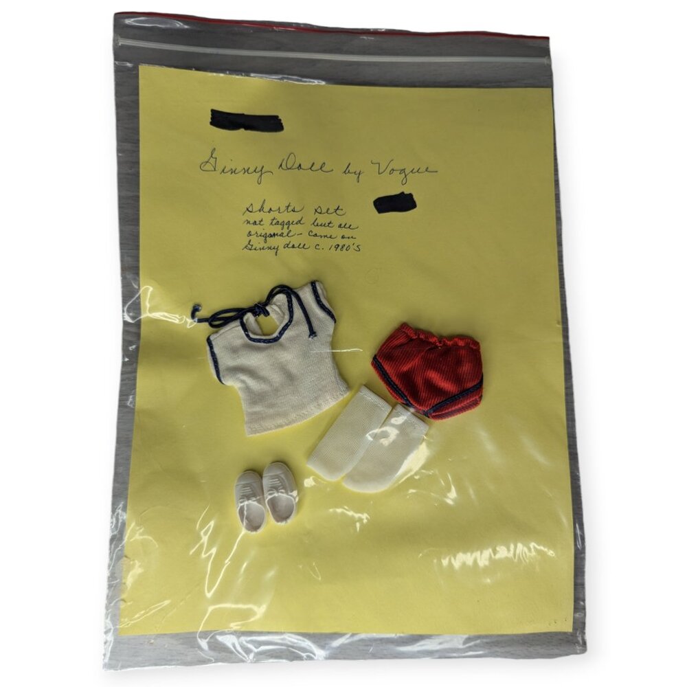 Vintage Ginny Doll by Vogue Shorts Set Outfit-1980s